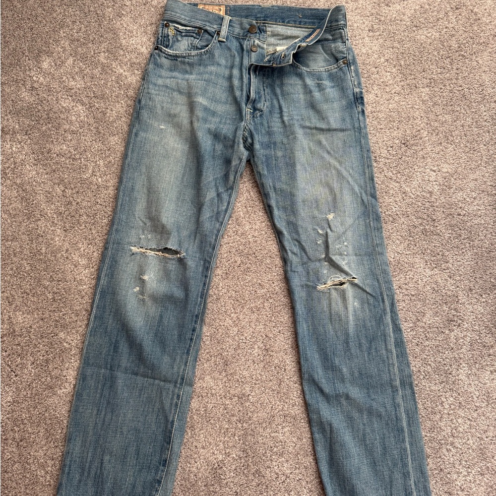 Ralph Lauren Polo Blue Denim Dungarees